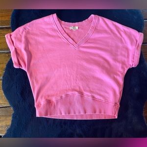 Pink sweater t